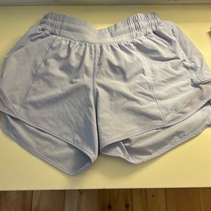 Lululemon purple/lavender hotty hot shorts 4inch length size 6